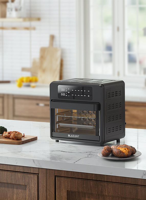 BLAZANT T11 Air Fryer 16QT   Fills Up The Food You Want And Let The whole Family Eat Happily