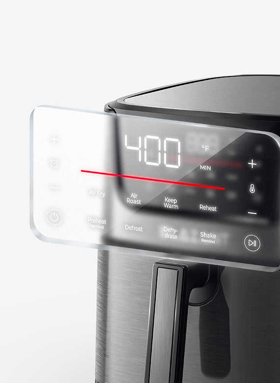 BLAZANT T01 Air Fryer 7QT Smart LED Function Reminder Light Makes T01 Unique